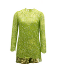 Women Green Sequin Jumpsuit
