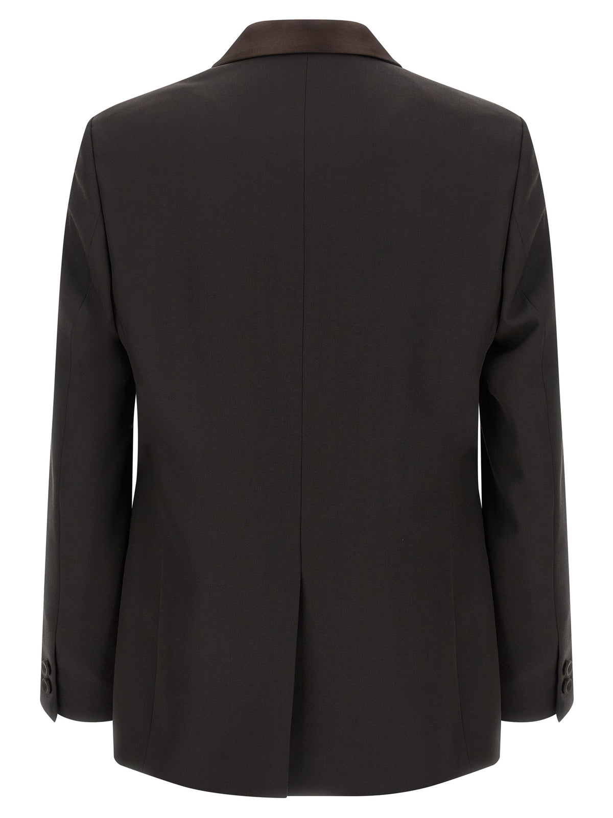 Brown Polyester Blazer