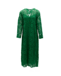 Women Lace Dress in Green