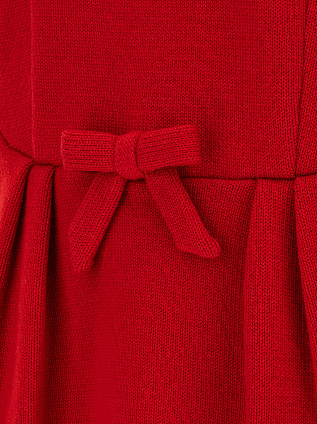 Red Virgin Wool Cardigan