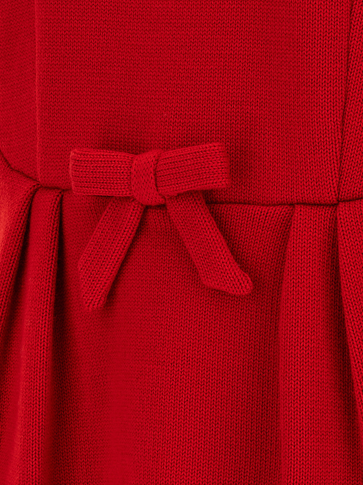 Red Virgin Wool Cardigan