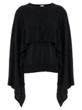 Black Silk Cardigan