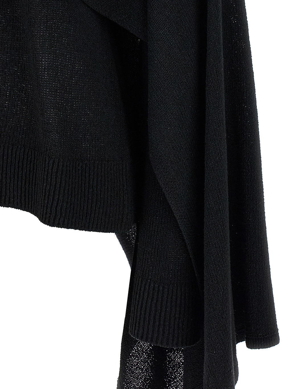 Black Silk Cardigan