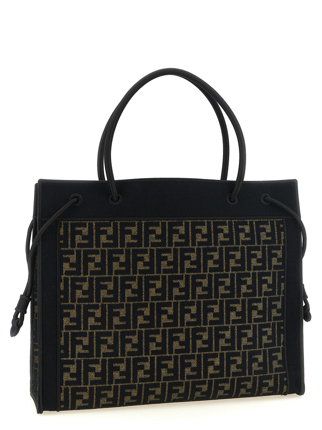 Brown Cotton Tote Bag