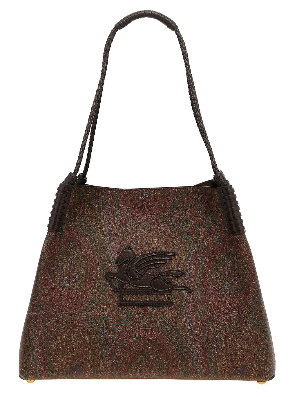 Brown Cotton Tote Bag