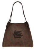 Brown Cotton Tote Bag