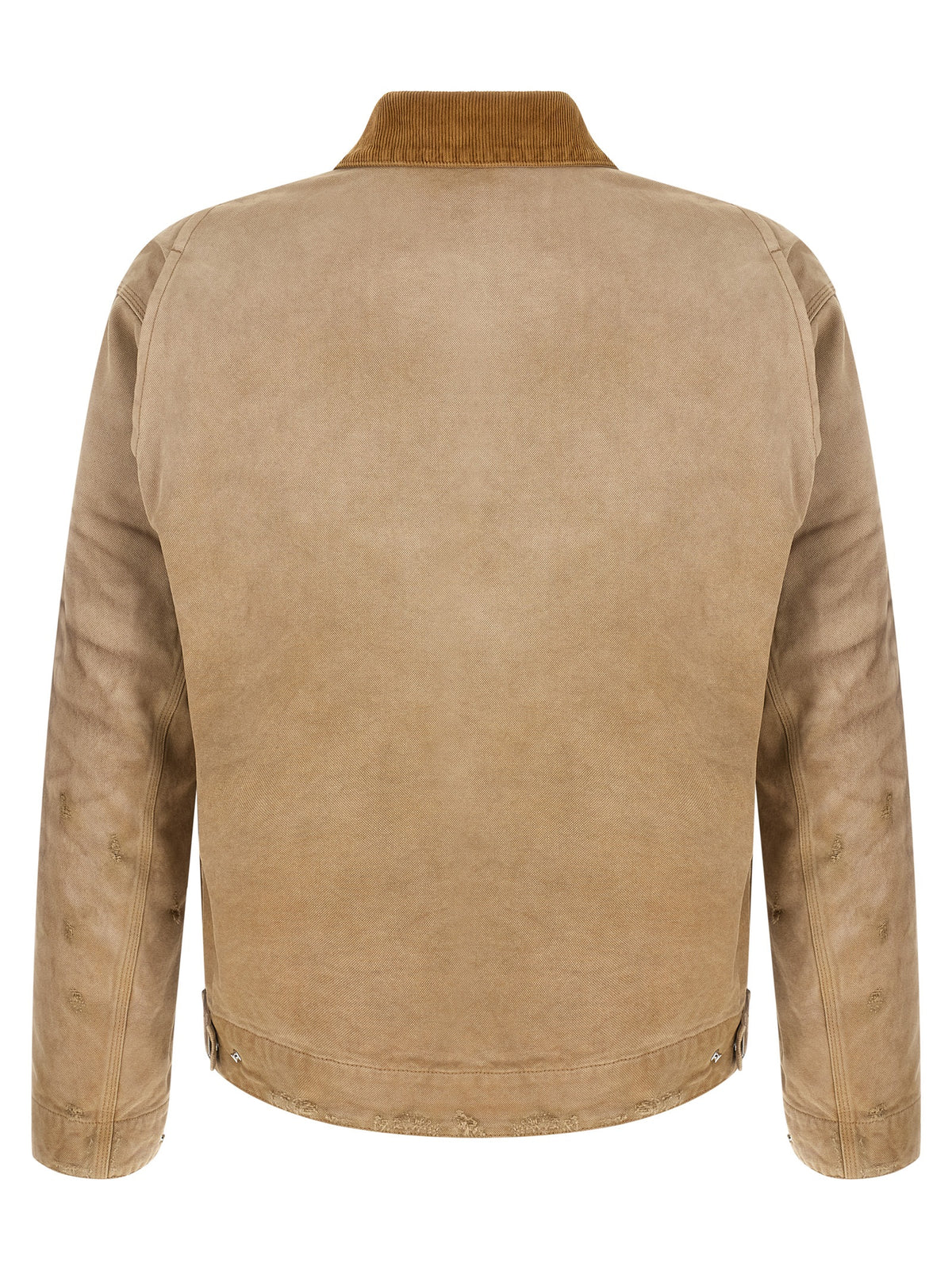 Beige Cotton Shell Jacket