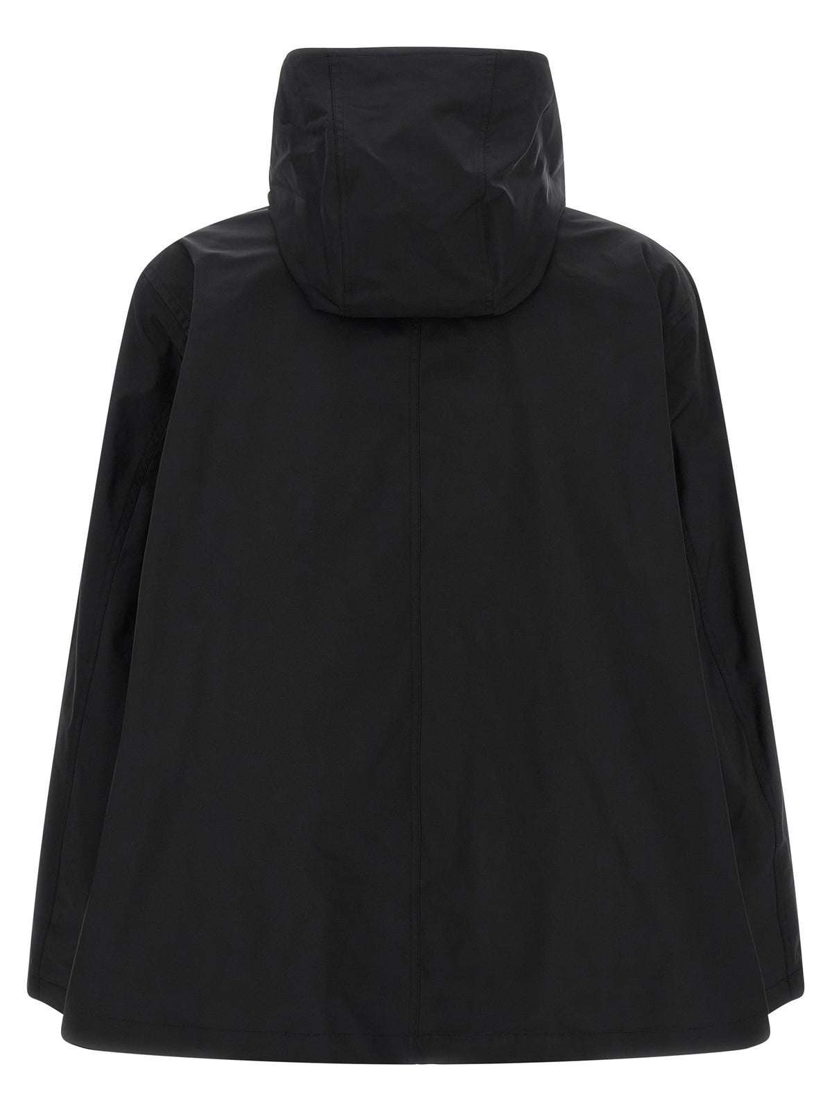 Black Polyester Parka