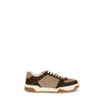 Brown Napa Leather / Calf Bos Taurus Low Top Sneakers