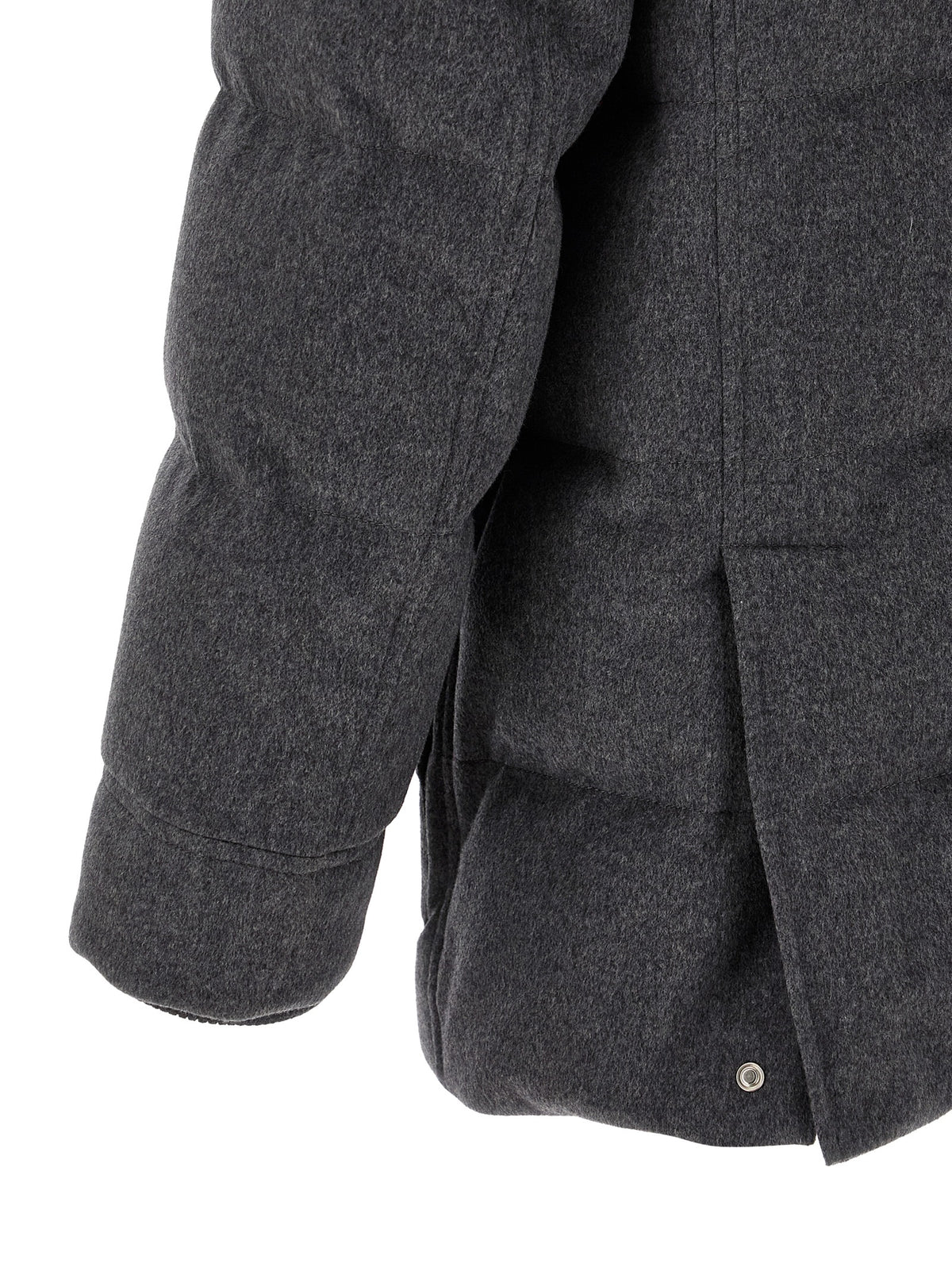Gray Wool Parka