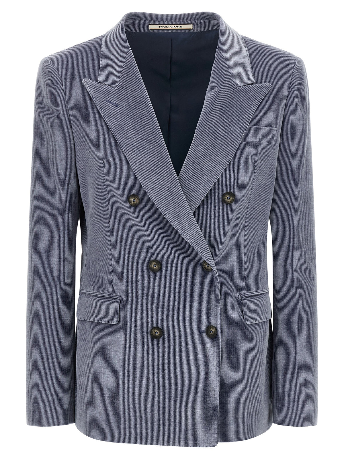 Blue Cotton Blazer