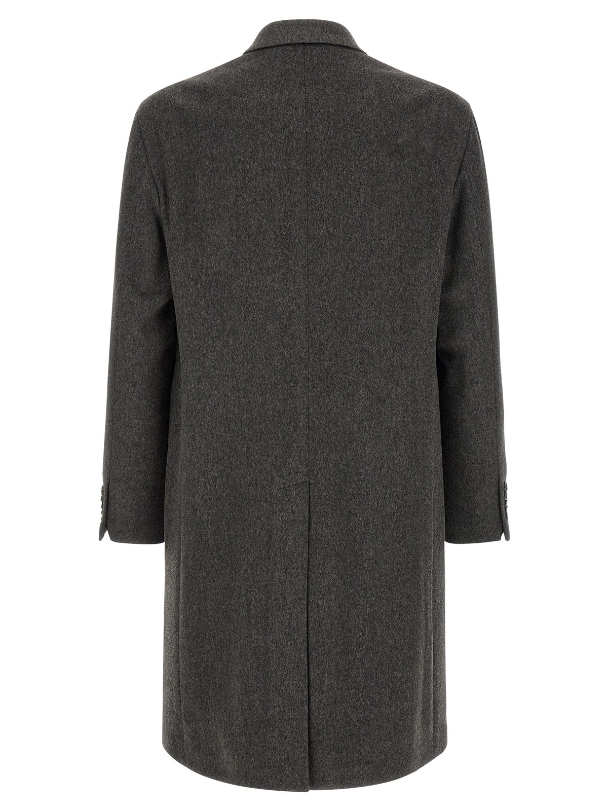 Gray Virgin Wool Coat