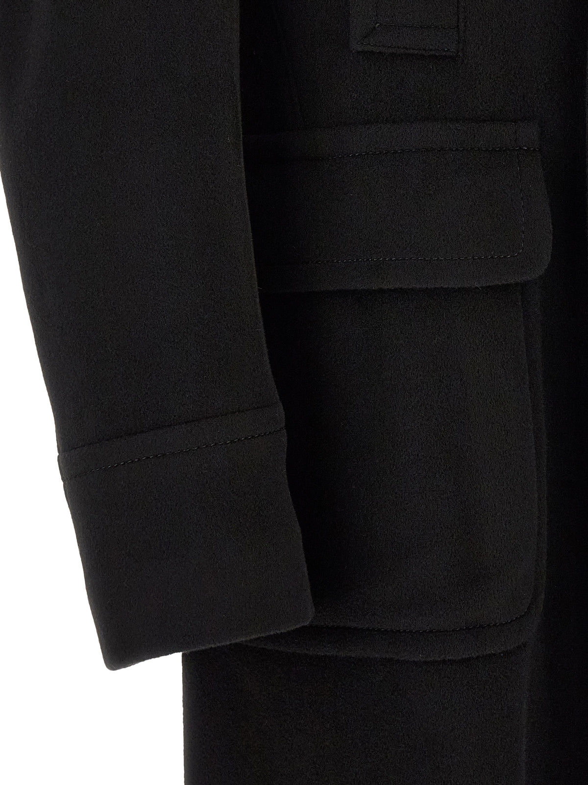 Black Cashmere Coat