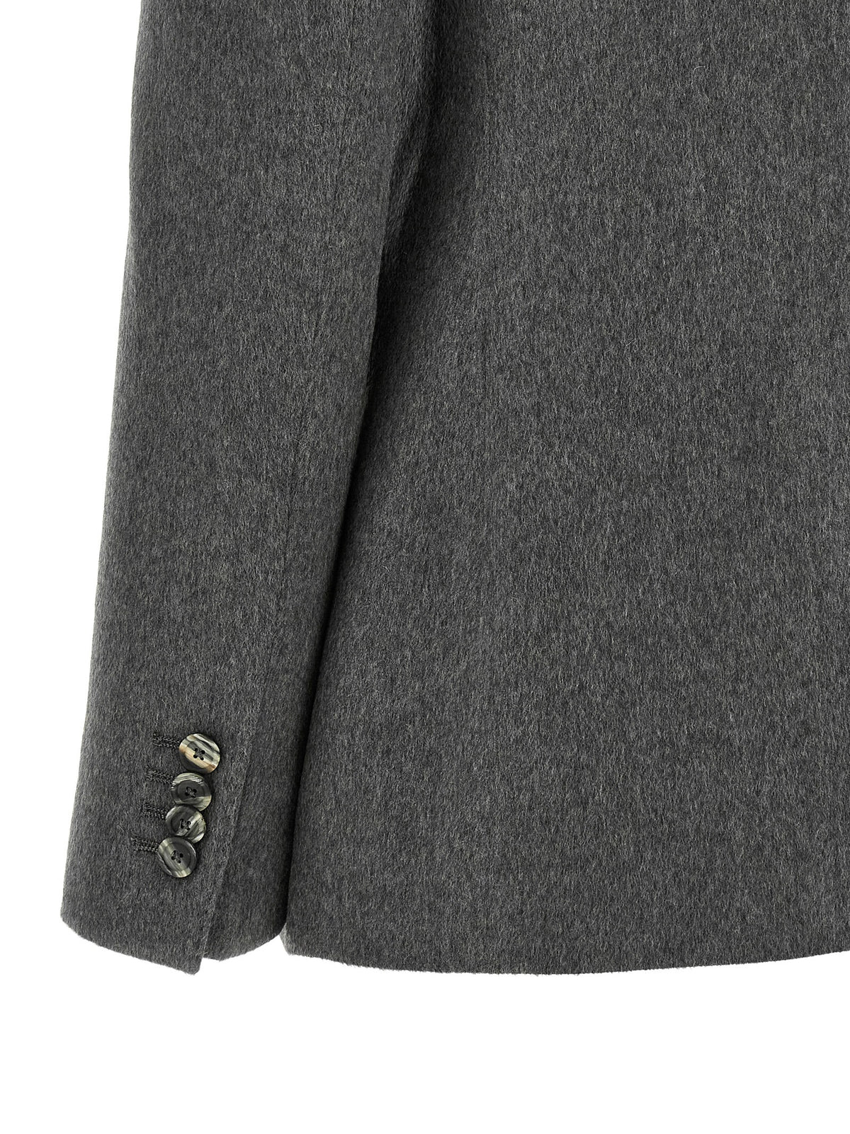 Gray Cashmere Blazer