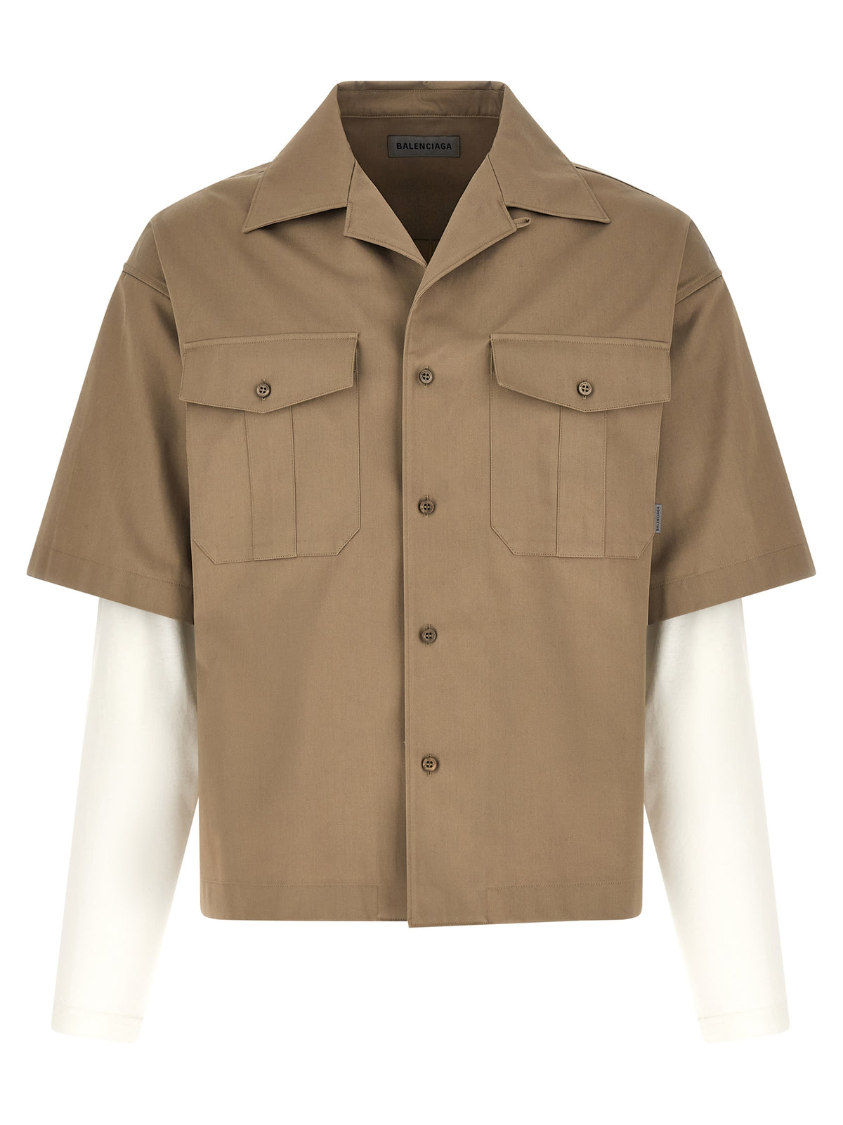 Beige Cotton Blouse