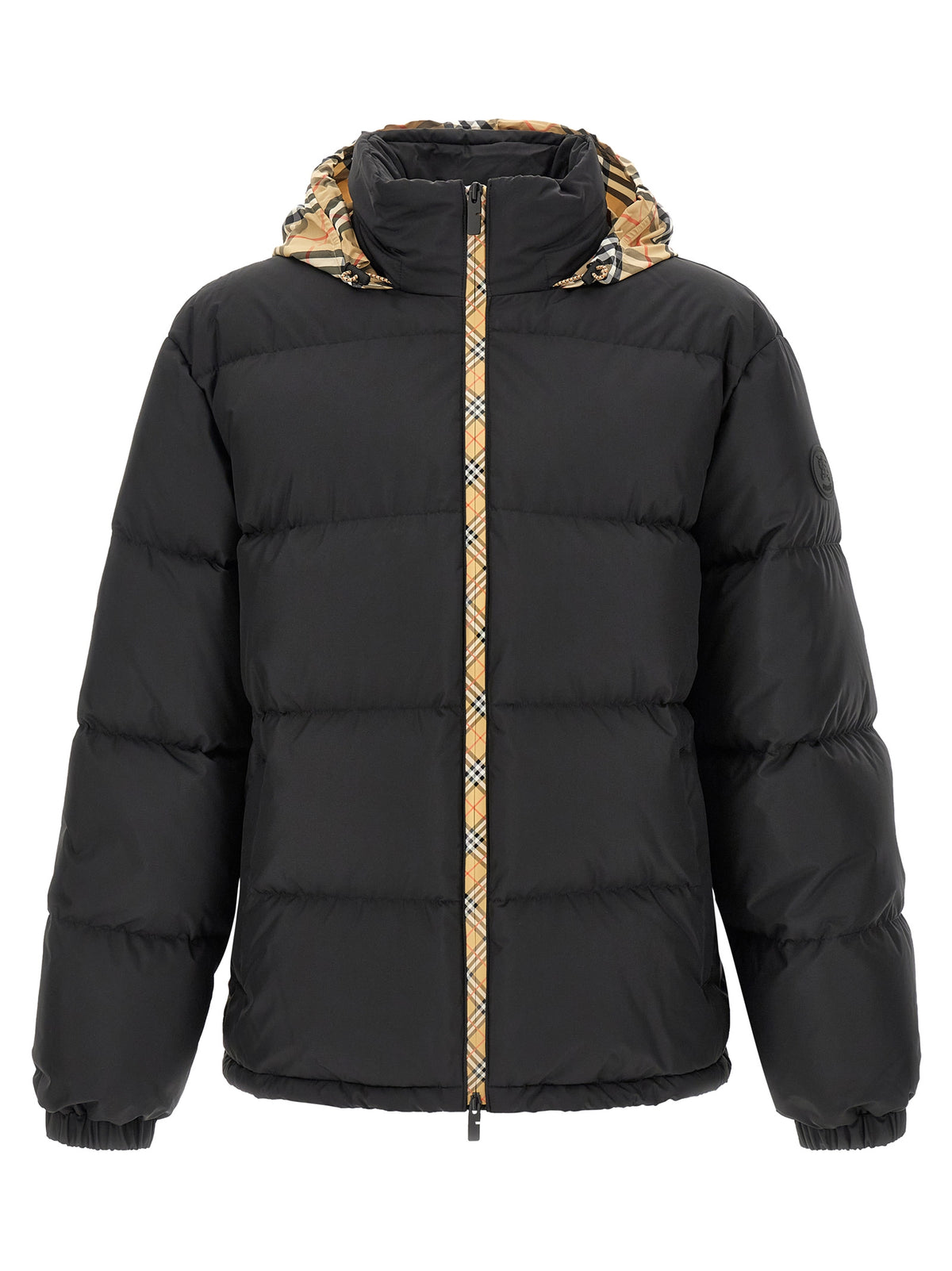 Black Polyester Parka