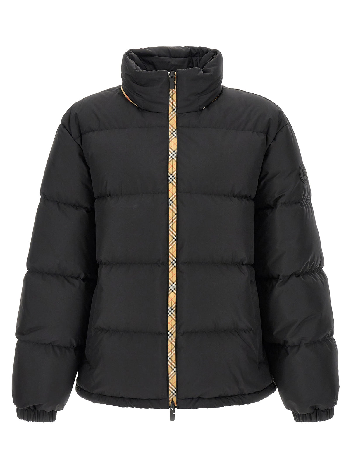 Black Polyester Parka