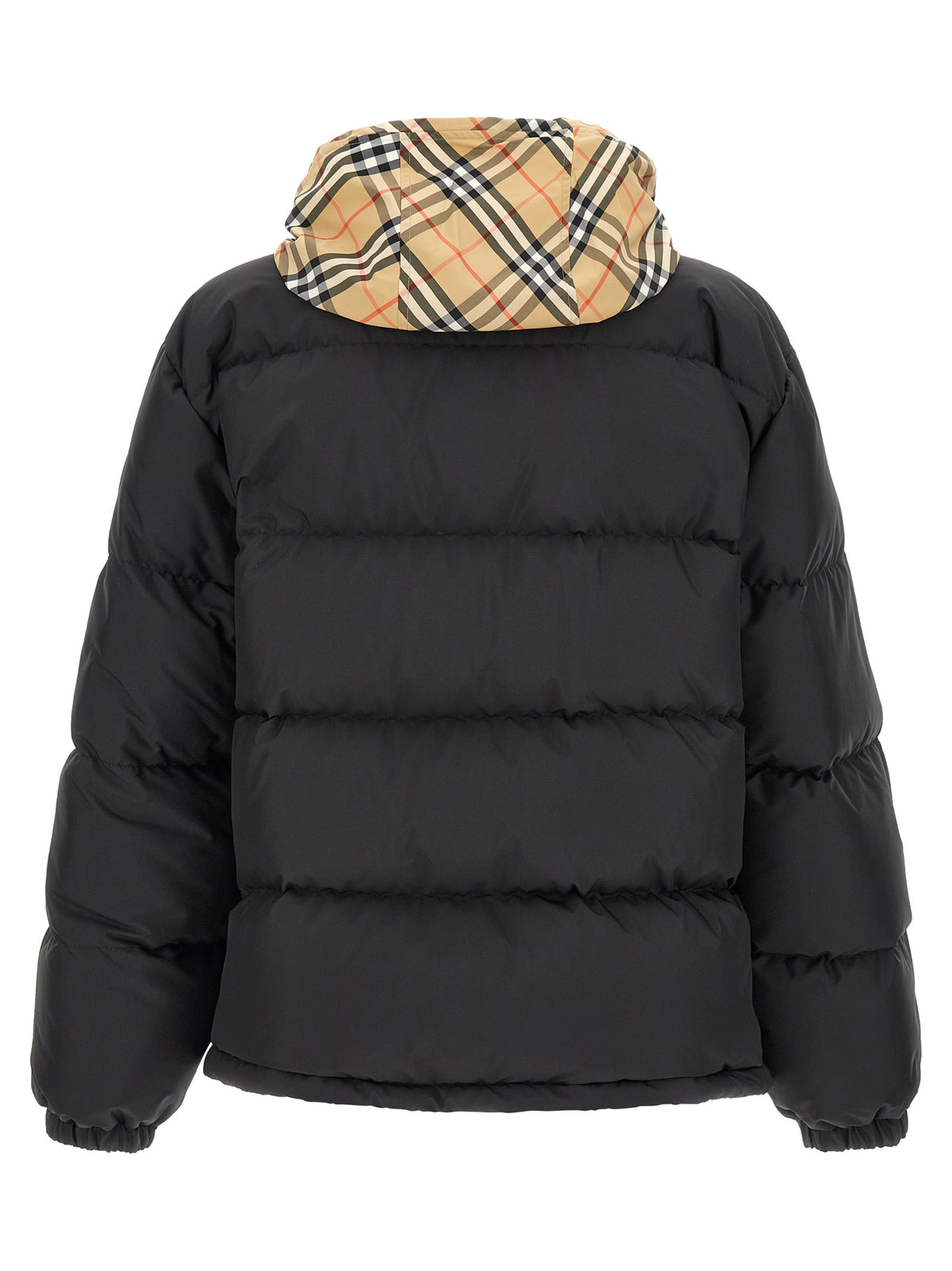 Black Polyester Parka