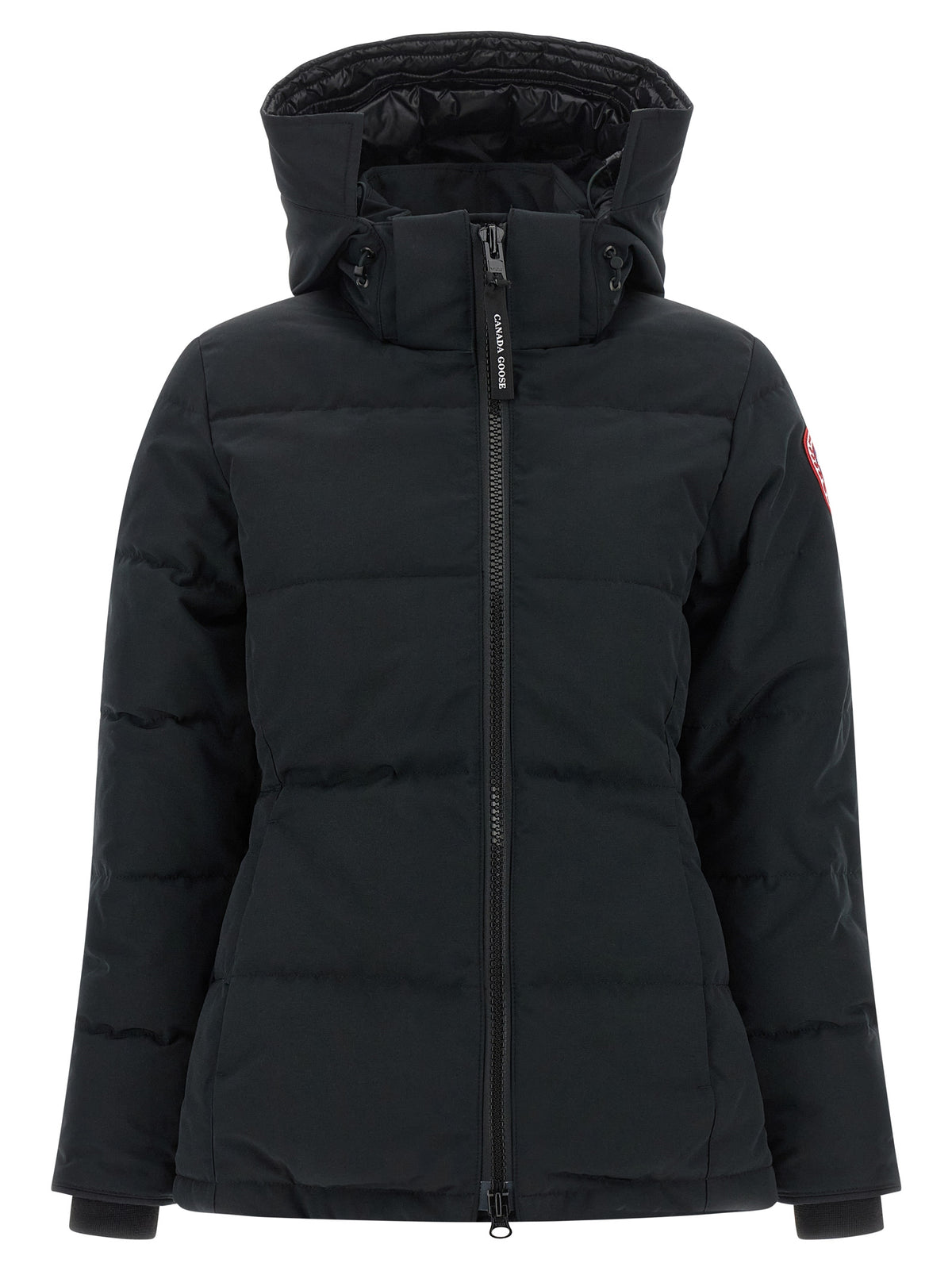 Black Polyester Parka