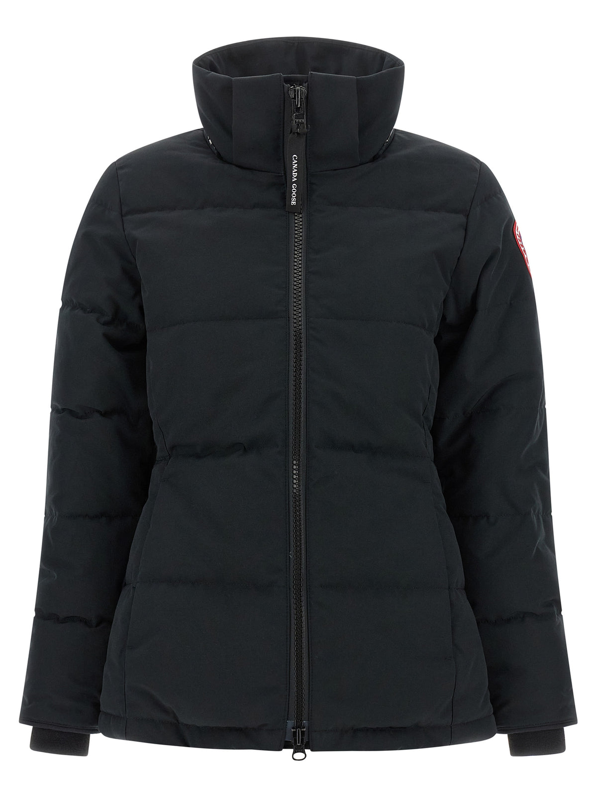 Black Polyester Parka