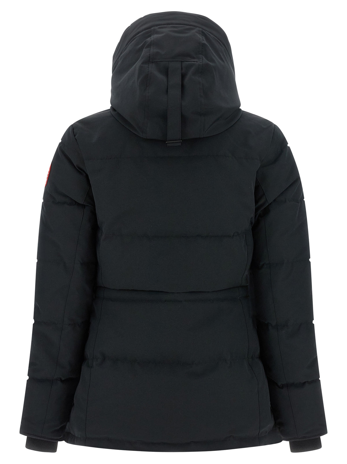 Black Polyester Parka