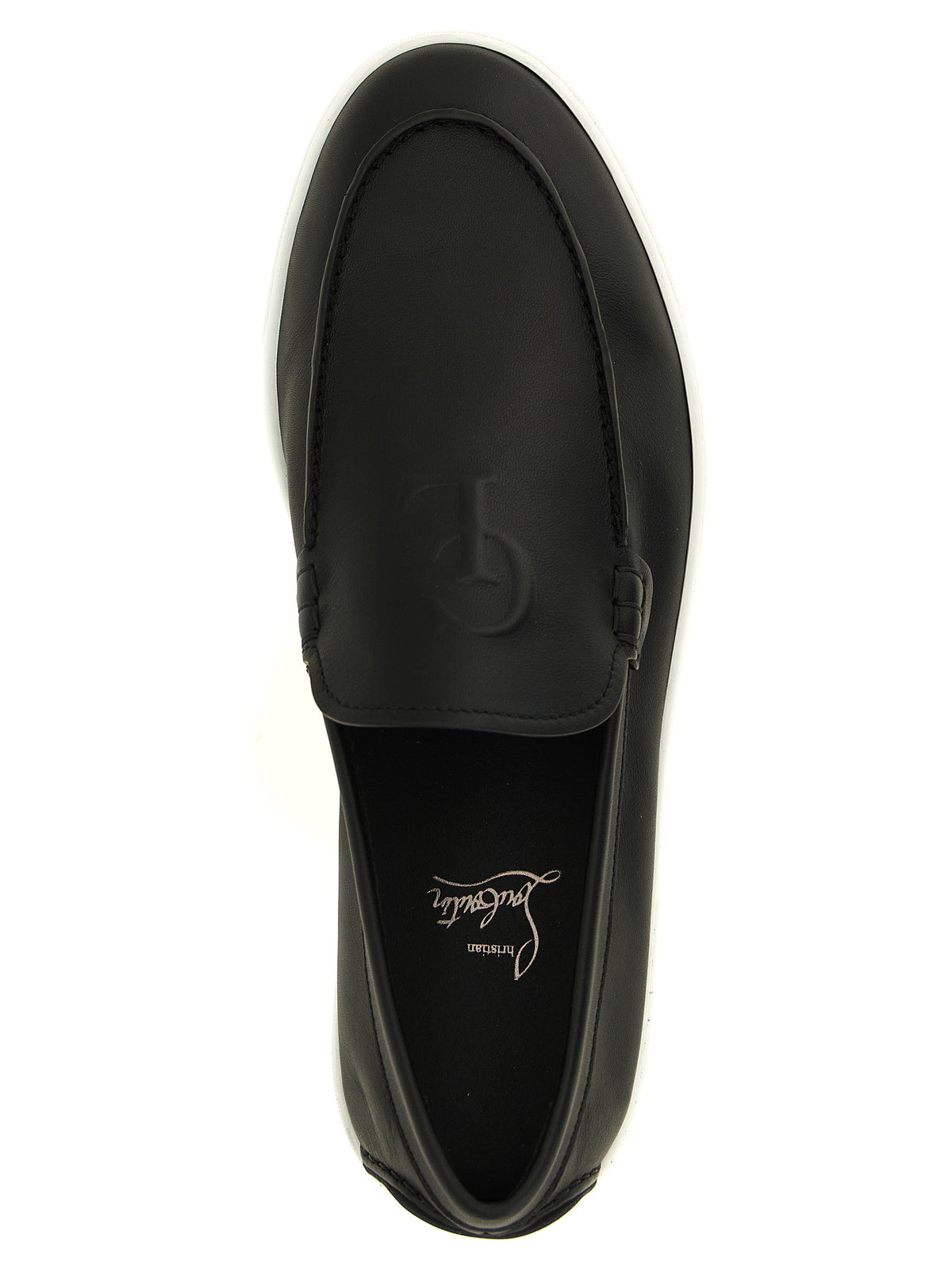Black Calfskin Slip-On Loafers