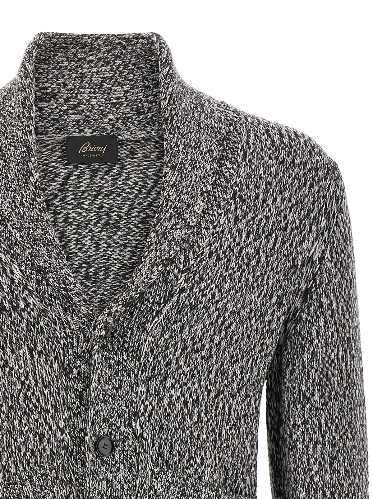 Bicolor Wool Cardigan