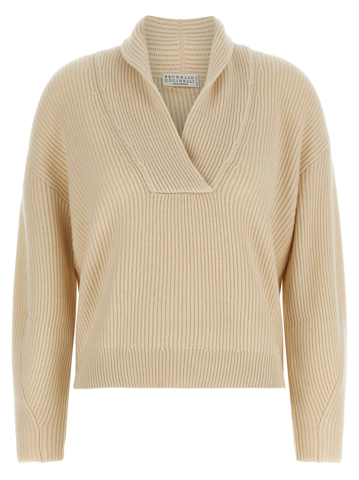 Beige Cashmere Cardigan