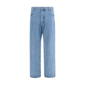 Blue Cotton Relaxed Fit Jeans