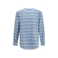Blue Cotton Pattern Shirt