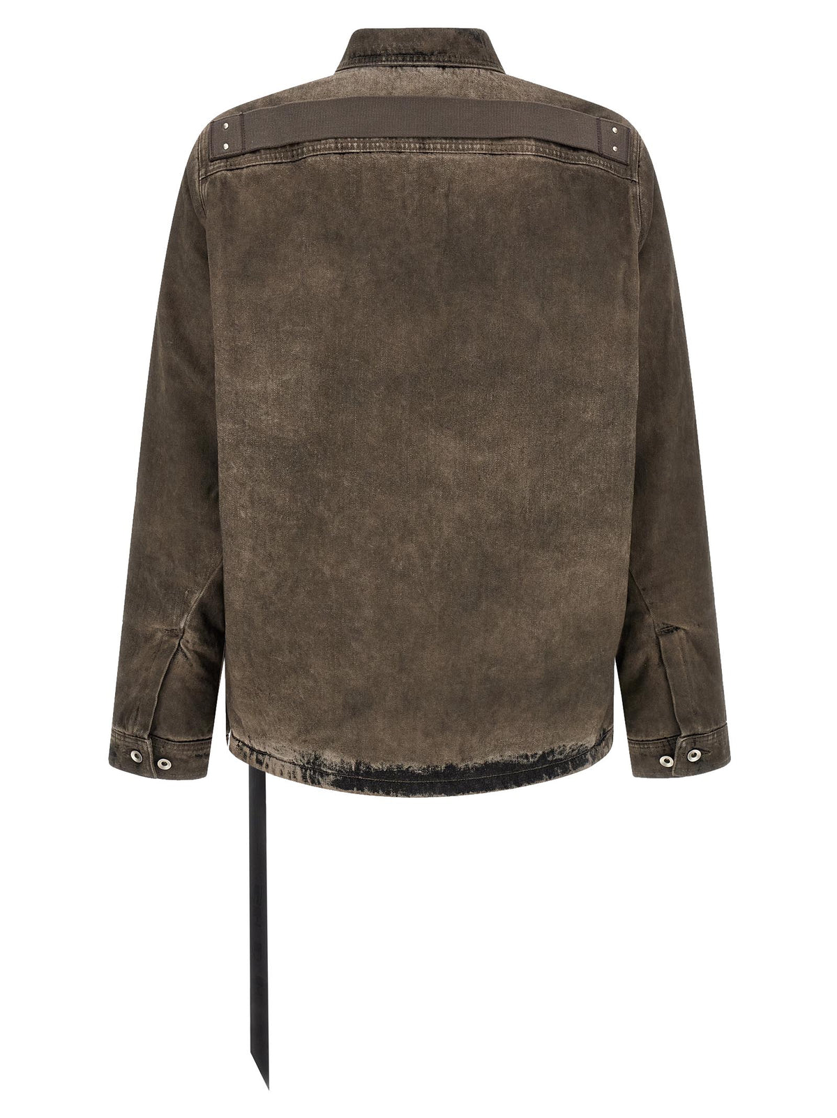 Gray Cotton Denim Jacket