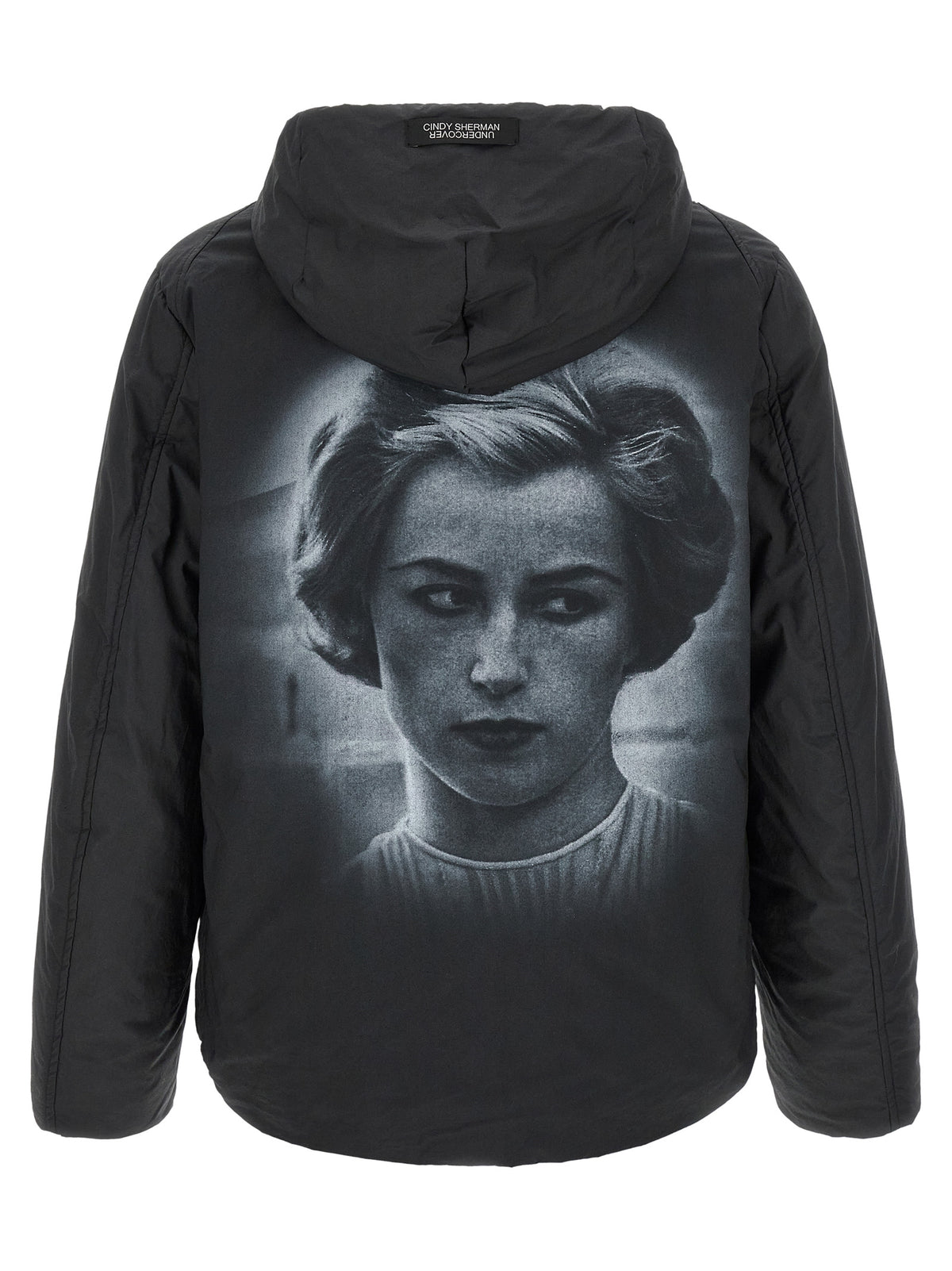 Black Cotton Full-Length Jacket