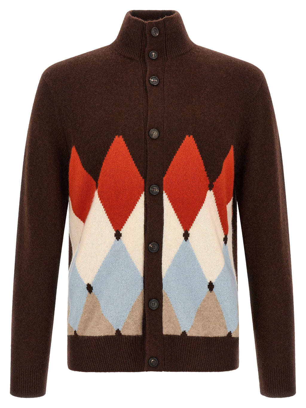 Brown Cashmere Cardigan