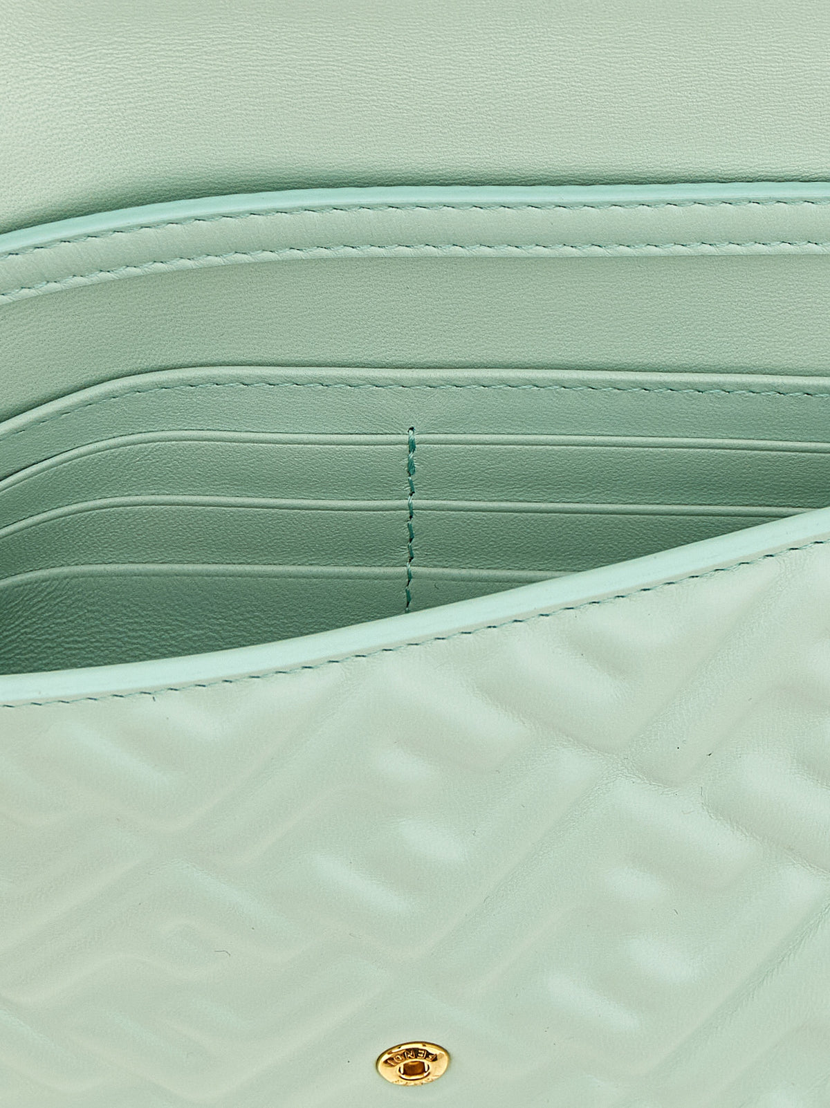 Bicolor Lamb Leather Shoulder Bag