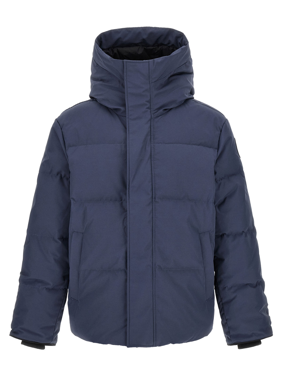 Blue Polyester Parka