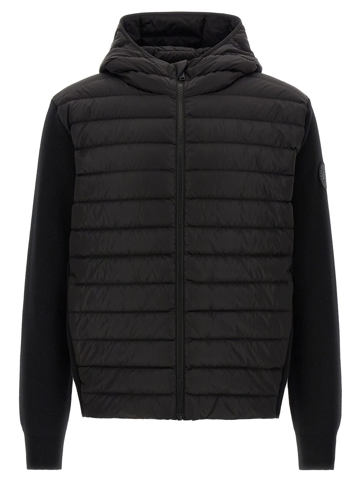 Black Wool Full-Length Jacket