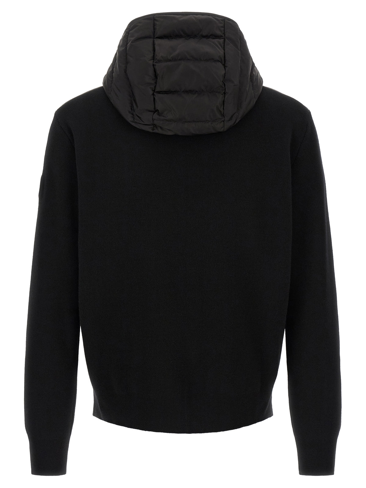Black Wool Full-Length Jacket