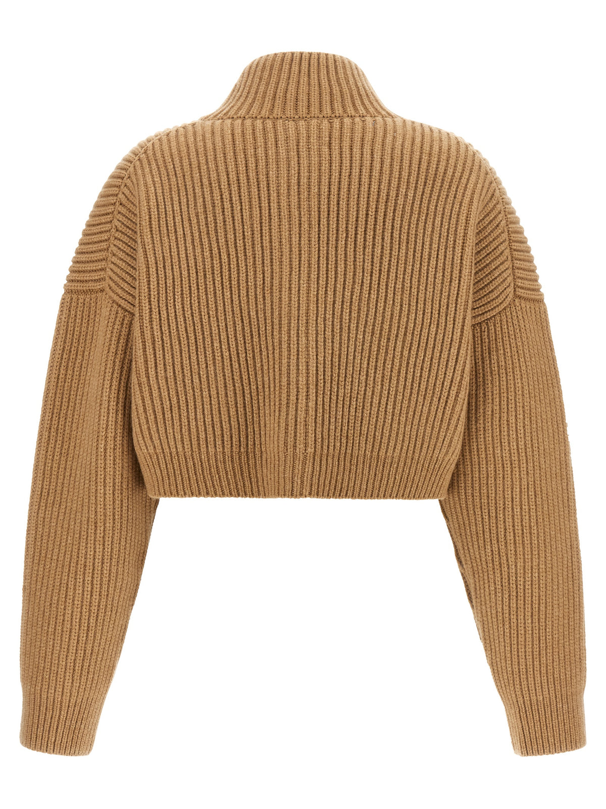 Beige Cashmere Cardigan