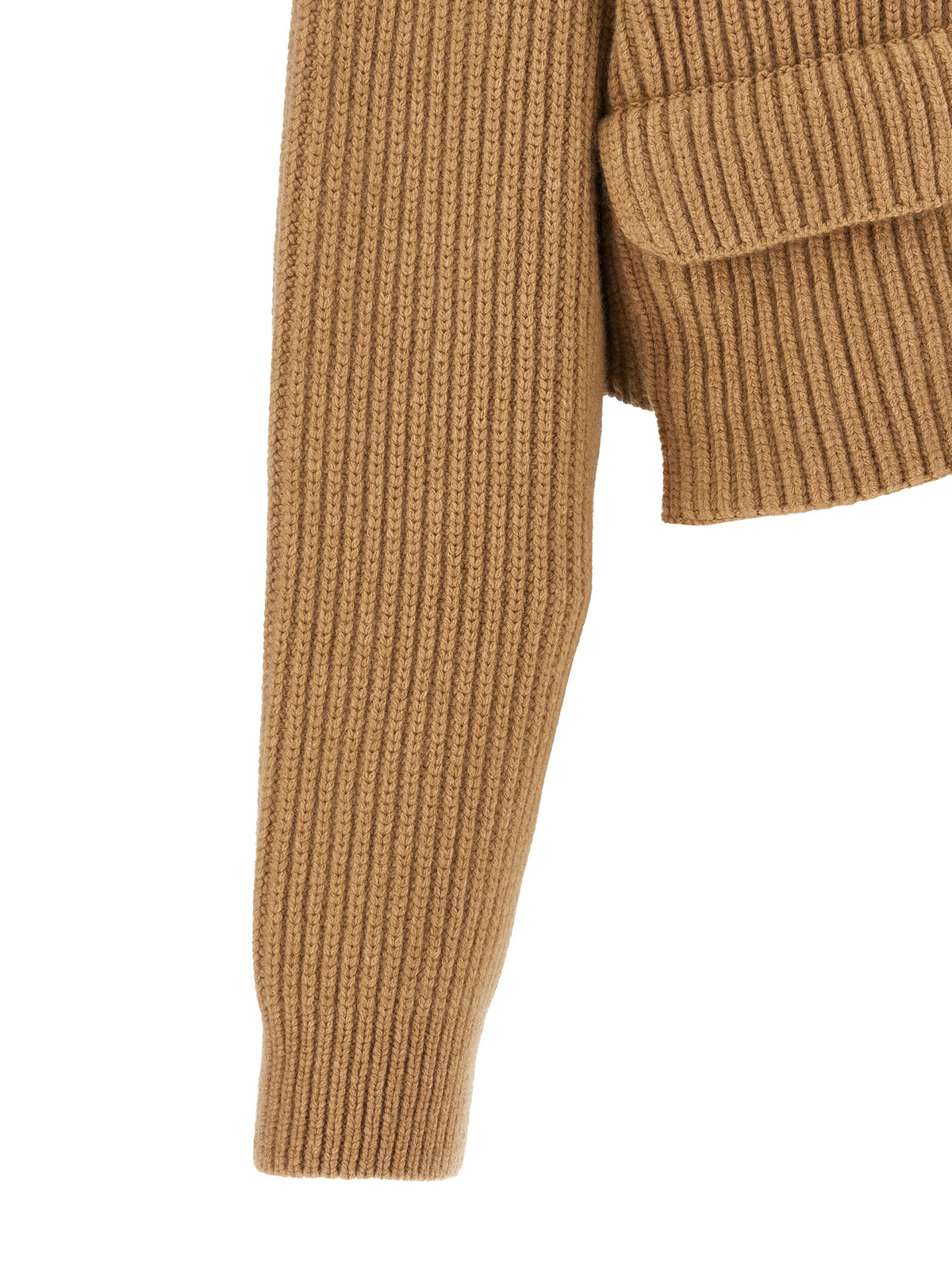 Beige Cashmere Cardigan