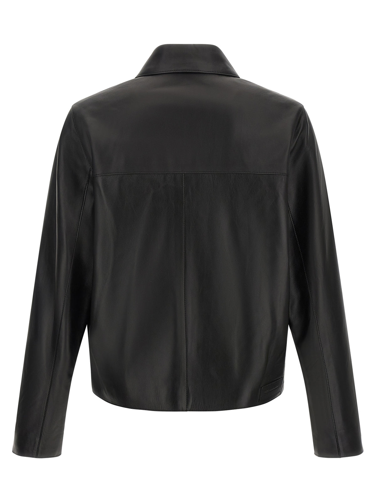 Black Lamb Leather Leather Jacket