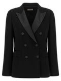 Black Triacetate Blazer