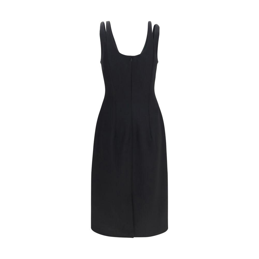 Black Wool Oves Aries Cocktail Dress