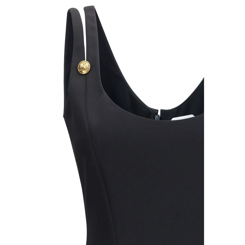 Black Wool Oves Aries Cocktail Dress