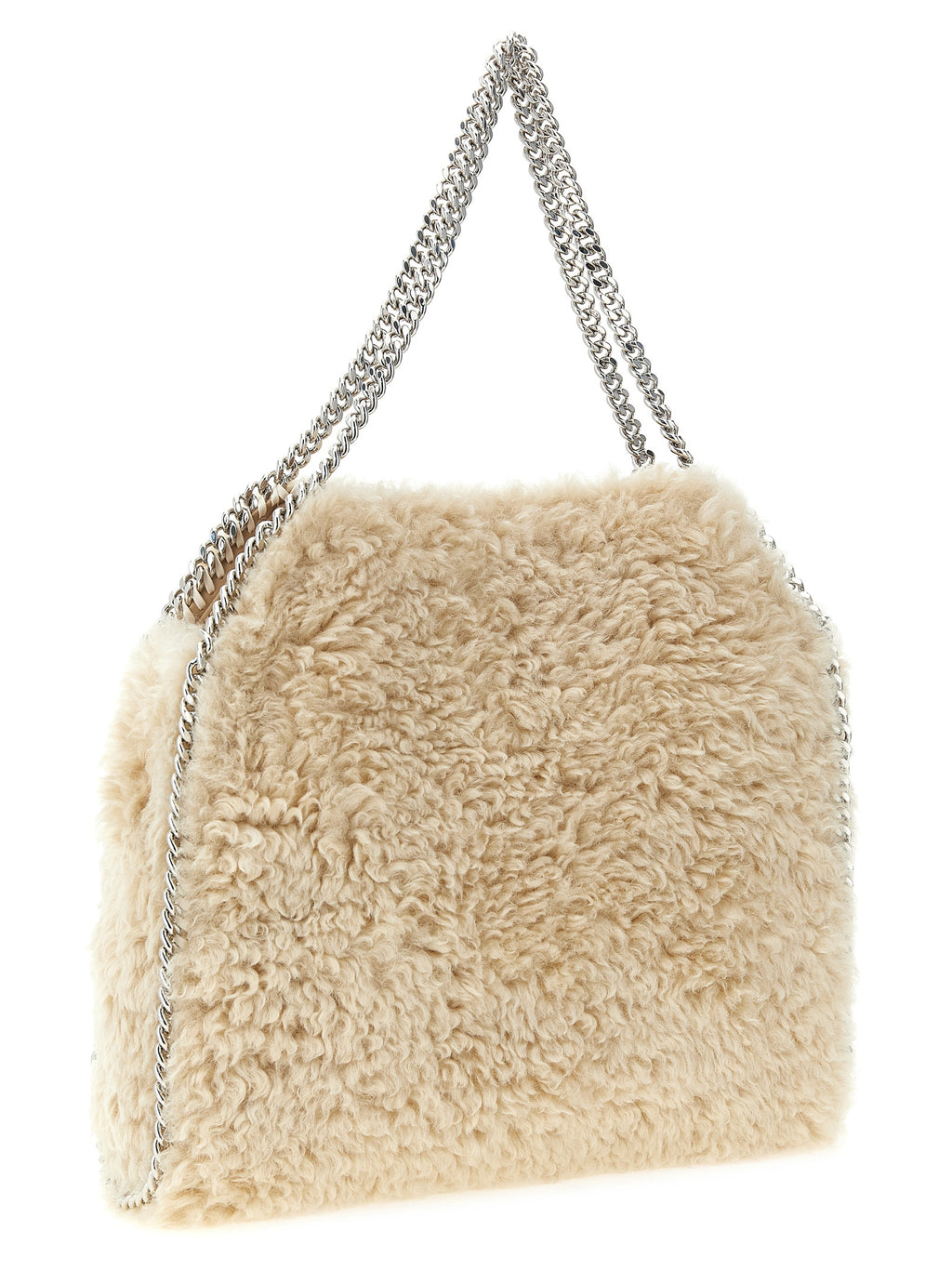 Beige Polyester Shoulder Bag