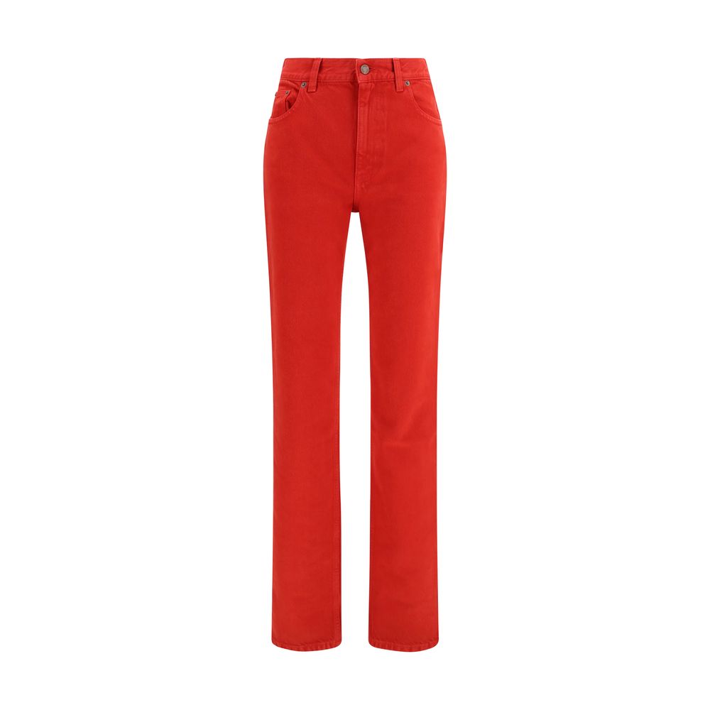 Red Cotton Pants