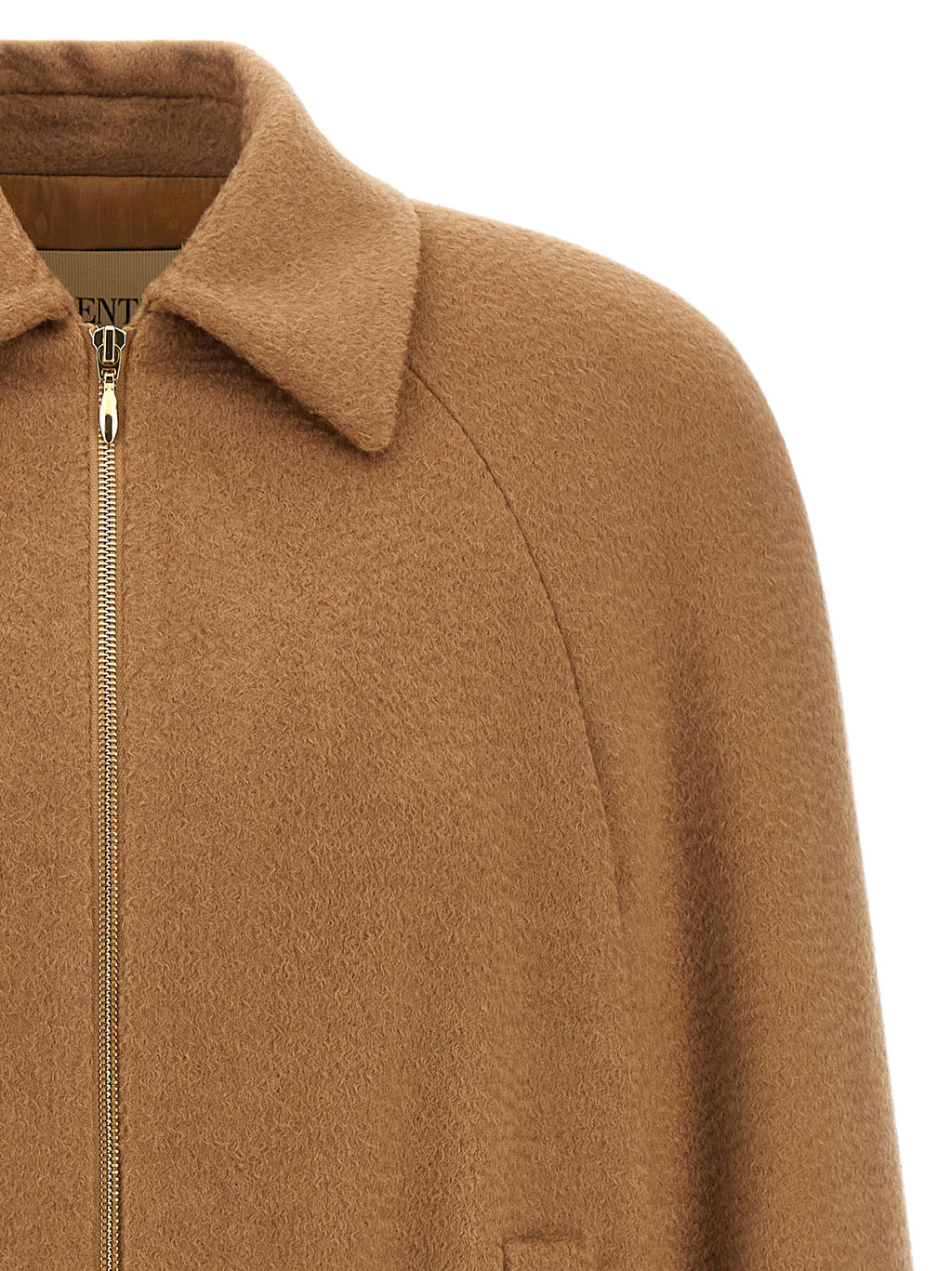 Brown Lamb Fur Bomber