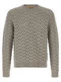Gray Virgin Wool Cardigan