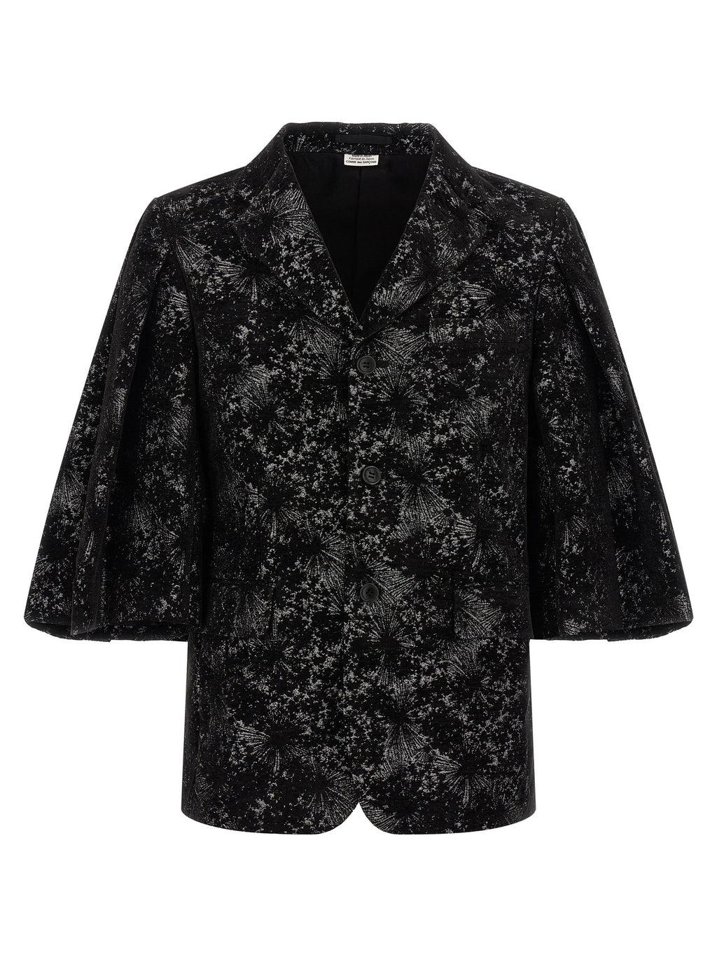 Black Polyester Blazer