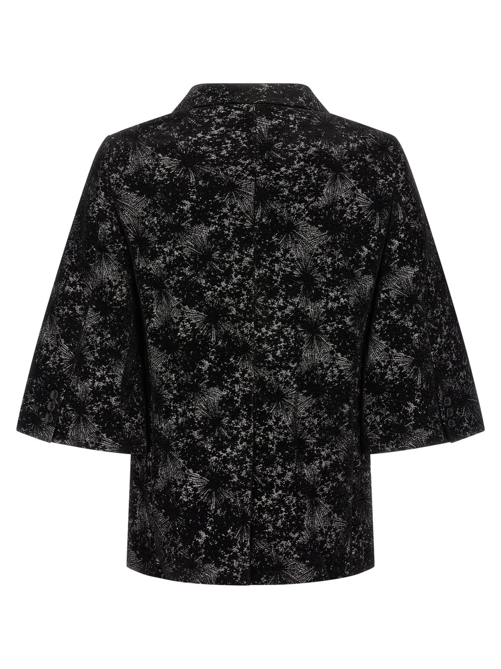 Black Polyester Blazer