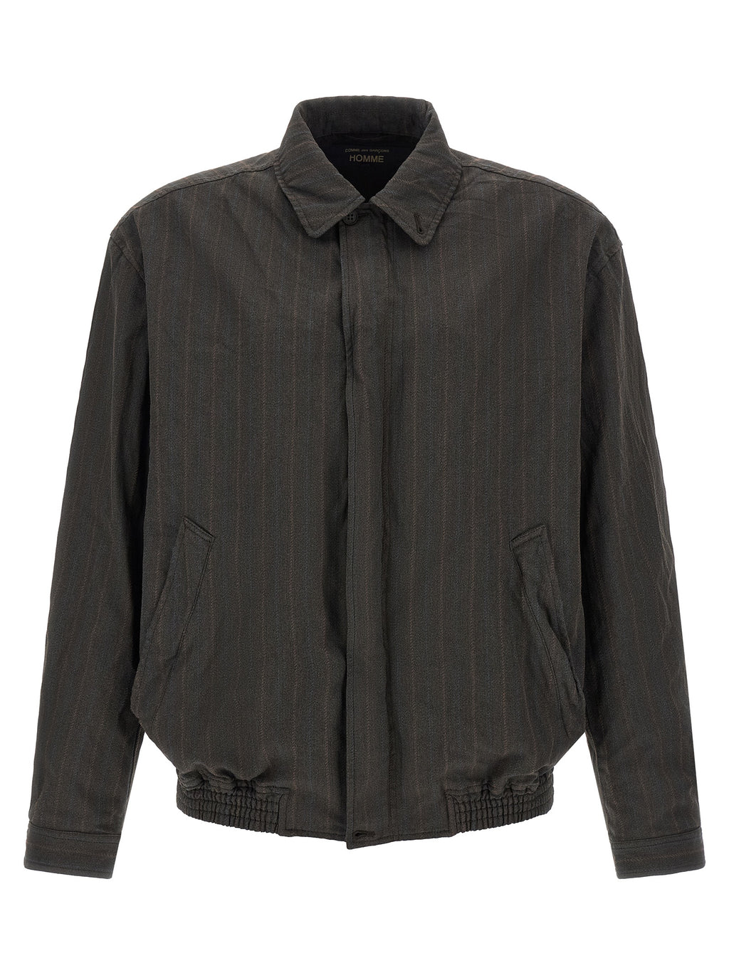 Brown Polyester Bomber